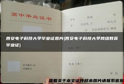 西安电子科技大学毕业证图片(西安电子科技大学网络教育毕业证)